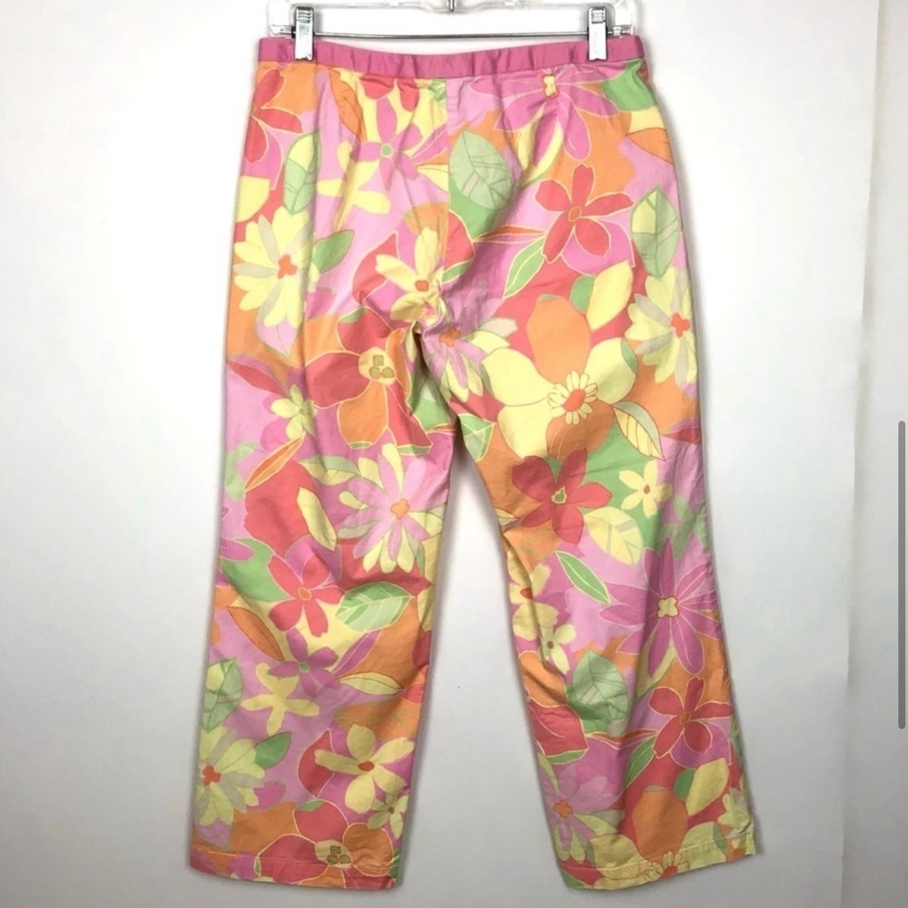 Sigrid Olsen mod pastel floral ankle pants - Size: 6 - Picture 6 of 12